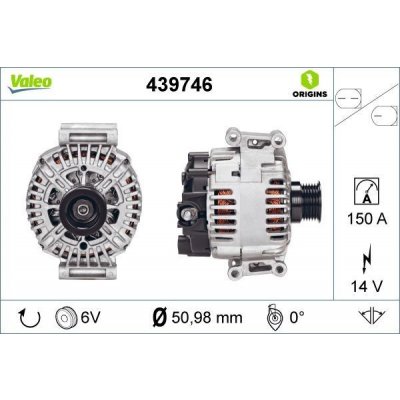 generátor VALEO 439746 | Zboží Auto generátor VALEO 439746 | Zboží Auto