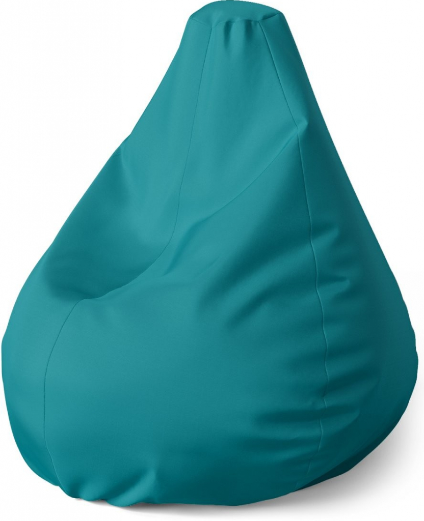 Sablio sedací vak Pear zelenomodrá 140 x 100 x 25 cm