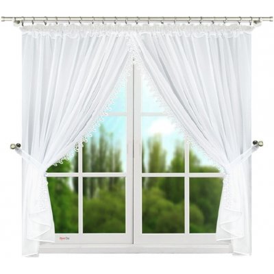 Fliying Hotová voálová záclona LG11 A, 400x150 cm – Hledejceny.cz