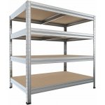 Biedrax Regál 45 x 75 x 120 cm 4 police – Zboží Mobilmania