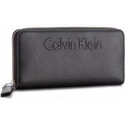 CALVIN KLEIN Velká dámská peněženka BLACK LABEL Edge Large Ziparound  K60K603910 001 peněženka - Nejlepší Ceny.cz