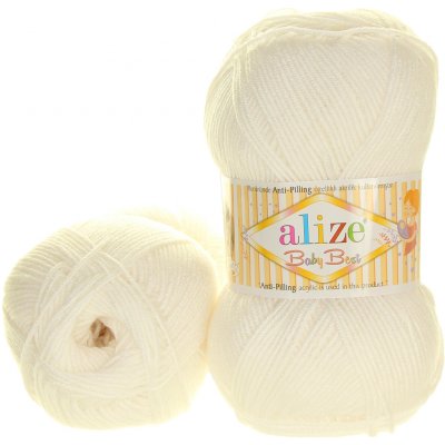Alize Baby Best bílá 55 – Zbozi.Blesk.cz
