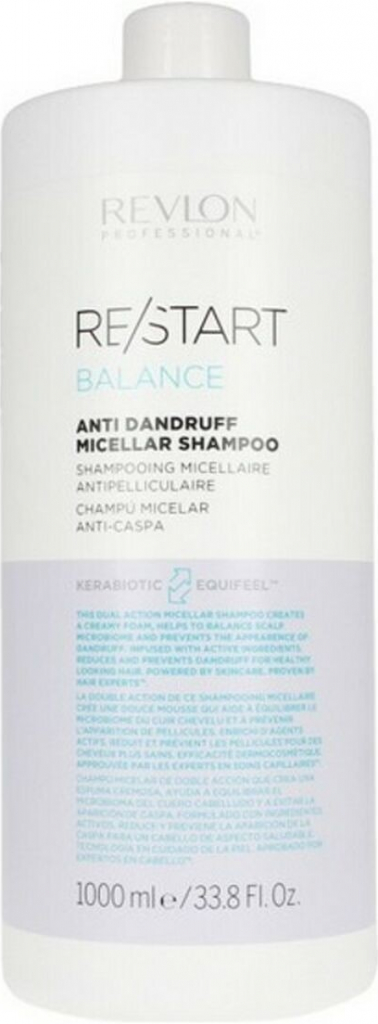 Revlon Restart Balance Anti-dandruff Micellar Shampoo 1000 ml