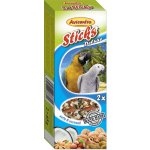 Avicentra Sticks tyčinky ořechové kokosové pro velké papoušky 110 g – Sleviste.cz
