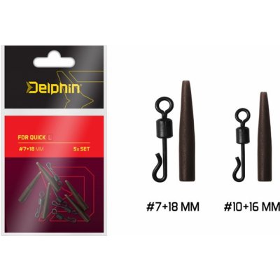 Delphin Rychlovýměnný obratlík s převlekem FDR Quick Set S vel.10+16mm 5ks – Hledejceny.cz