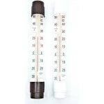 Gpol Teploměr okenní 26,5 x 3,5 cm, plastový - bílý – Sleviste.cz