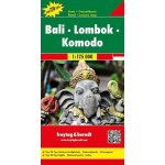 Indonésie Bali Lombok Komodo mapa Freytag 1:125 000 – Zbozi.Blesk.cz