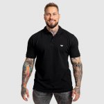 Iron Aesthetics pánské polo tričko Pique černé černá – Zboží Dáma