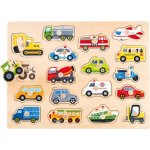 Lelin edukační vkládačka puzzle dopravní prostředky – Zboží Dáma