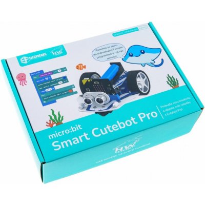 ElecFreaks Smart Cutebot Pro auto pro výuku programování micro:bit Varianta kitu: bez desky micro:bit V2.21 – Zboží Mobilmania