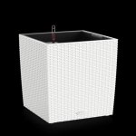 Lechuza Cube Cottage Květináč Bílá 40 cm – Zboží Mobilmania