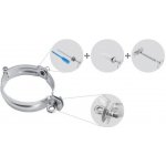 KJG Svodová objímka bez hrotu průměr 100 mm pozink – Sleviste.cz