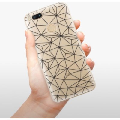 Pouzdro iSaprio - Abstract Triangles 03 Xiaomi Mi A1 černé