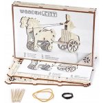 Wooden City 3D mechanické puzzle - Rímský vuz WR301 74 ks – Hledejceny.cz