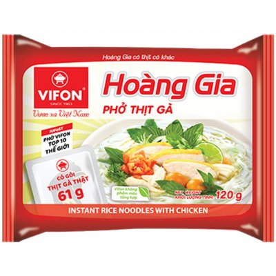 Vifon Hoang Gia instantní rýžová nudlová polévka kuřecí Pho Ga 120 g – Zboží Dáma