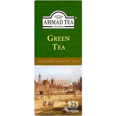 Ahmad Tea Green Tea porcovaný čaj 25 x 2 g – Sleviste.cz