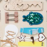 2Kids Toys Activity board Domeček šedý – Hledejceny.cz