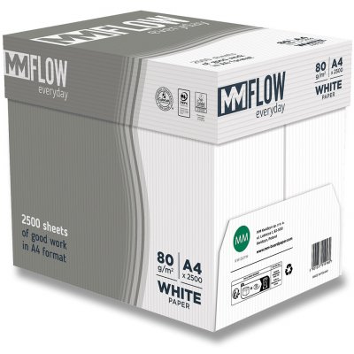 MM Flow A4, 80 g, 5 x 500 listů – Zboží Živě