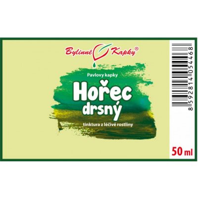Bylinné kapky Hořec drsný tinktura 50 ml – Hledejceny.cz