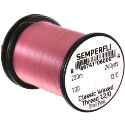 Semperfli Nit Classic Waxed Thread 12/0 Shell Pink – Hledejceny.cz