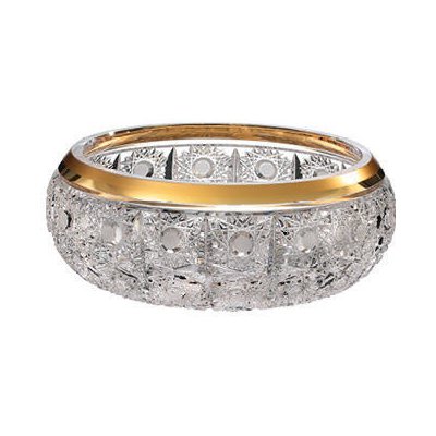 Bohemia Crystal ručně broušená miska Romantic Horizont 130mm
