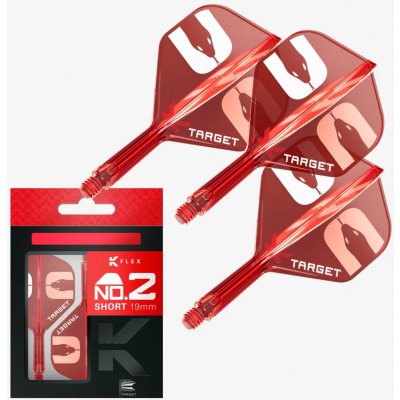 Target K-Flex Nathan Aspinall "ASP" integrované letky No2 a krátké násadky – Zboží Dáma