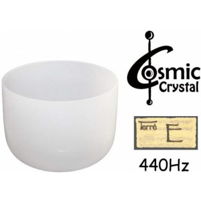 Cosmic Crystal Křišťálová zpívajícíc miska 33 cm 440HZ E4