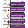 Piktogram Značení potrubí, kyselina fluorovodíková