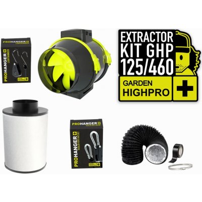Garden High Pro Extractor kit 125 mm 460 m3/h – Hledejceny.cz