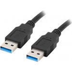 Lanberg CA-USBA-30CU-0005-BK USB-A M / M 3.0, 0.5m, černý – Zboží Živě