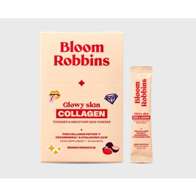 Bloom Robbins Glowy skin Collagen nápoj sáčky 30 ks – Hledejceny.cz