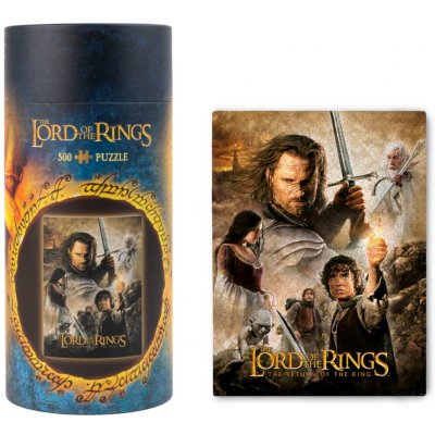 CurePink Lord Of The Rings|Pán prstenů: Triptych 71 x 51 cm 500 dílků – Hledejceny.cz