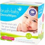Brush-Baby DentalWipes ubrousky na čištění dásní a dětských zubů 28 ks – Zboží Mobilmania