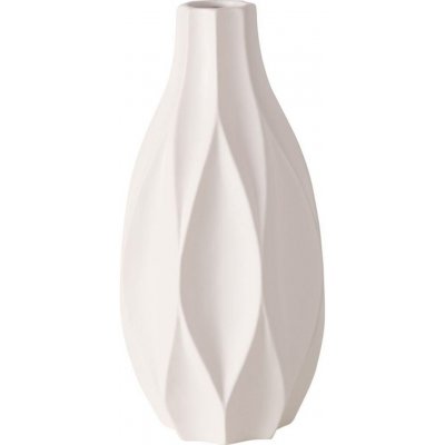 Boltze Home Dekorační váza Avanitka, 30 cm, matná, bílá bílá – Hledejceny.cz