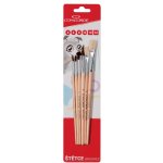 Sada štětců CONCORDE Natural kulaté, ploché 6 ks, blistr - CH1C – Zboží Živě