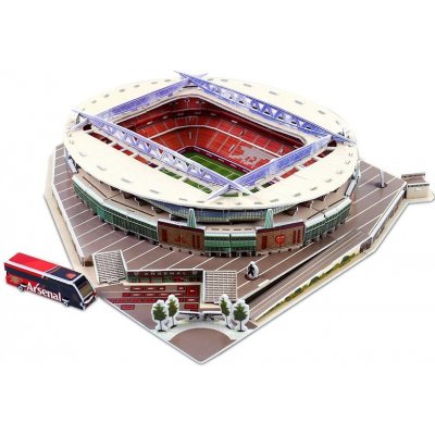 HABARRI Fotbalový stadion 3D puzzle Arsenal FC - "Emirates", Londýn, 105 ks – Zboží Mobilmania