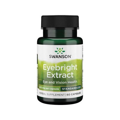 Swanson Eyebright Extract 60 kapslí 400 mg – Hledejceny.cz