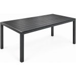 Crossheim Zahradní stůl Avignon XL 140x80 cm C25042S černý – Hledejceny.cz