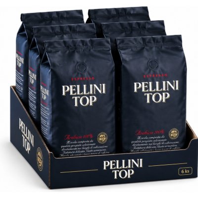 Pellini Top 100% Arabica zrnková 6 x 1 kg – Hledejceny.cz