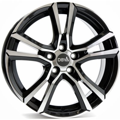 DBV Andorra 8x19 5x112 ET48 black polished – Sleviste.cz