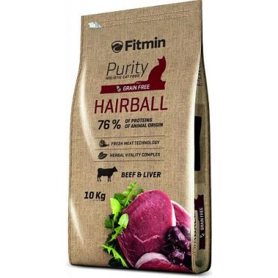 Fitmin pro kočky Purity Hairball 10 kg