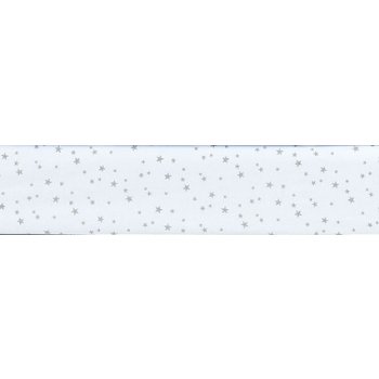 MAMO-TATO bavlna prostěradlo Hvězdičky bílé 60x120