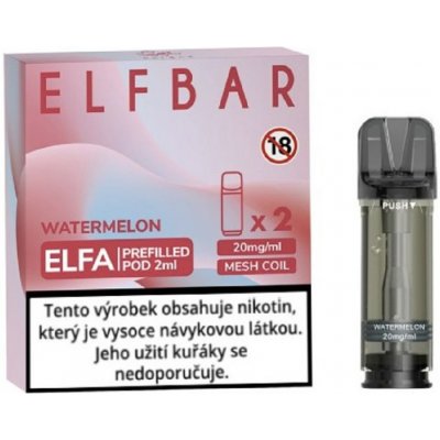 Elf Bar ELFA cartridge 2Pack Watermelon 20 mg – Hledejceny.cz