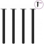 Omaxi 956218 Nohy konzolového stolku 4 ks černé 72 74 cm ocelové – Zboží Dáma