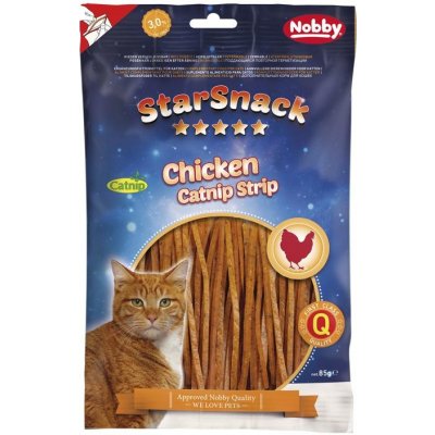 Nobby StarSnack pamlsky Catnipové proužky 85 g