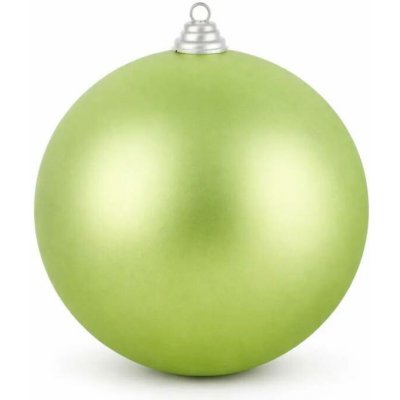 DECOLED Velká vánoční ozdoba 20 cm plastová koule zelená matná – Hledejceny.cz