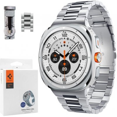 Spigen Modern Fit 316L, silver - Samsung Galaxy Watch Ultra AMP08823 – Zboží Živě