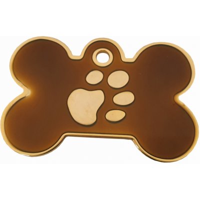 Bafpet Jednostranná psí známka kostička Žlutá Jednostranná 2,3 x 3,6cm 11V – Zboží Mobilmania