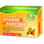 Noventis Vitamín C + Rakytník 40 tablet – Hledejceny.cz