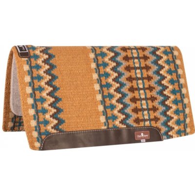 Classic Equine Podsedlová deka Wool Top Pad buskskin ocean blue – Sleviste.cz